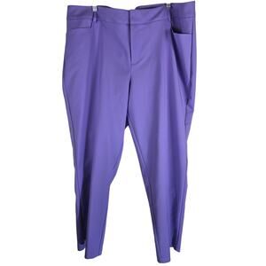 Eloquii Lavendar Business Work Casual Vacation Dress Pants 20R